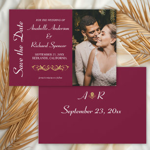 Elegant Victorian Wedding Save The Date