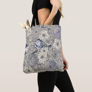 Elegant Vintage Abstract Floral Background    Tote Bag