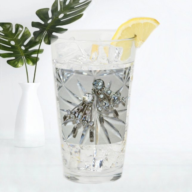Elegant Vintage Art Deco Rhinestone Retro Glam Glass (Creator Uploaded)