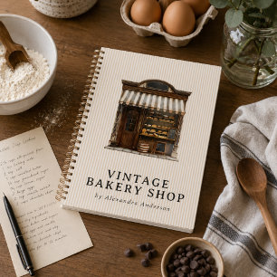 Elegant Vintage Bakery Shop Planner