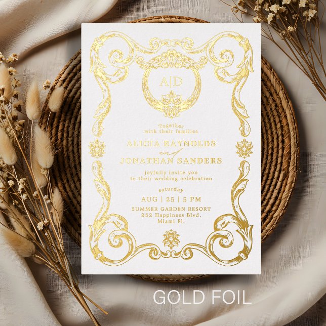 Elegant vintage baroque rococo gold wedding  (Creator Uploaded)