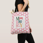 Elegant vintage bauble Christmas party gift Tote Bag<br><div class="desc">Elegant vintage bauble Christmas gift tote. Modern classy typography design.</div>