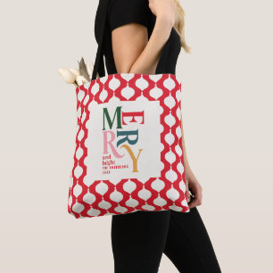 Elegant vintage bauble Christmas party gift Tote Bag