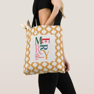 Elegant vintage bauble Christmas party gift Tote Bag