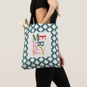 Elegant vintage bauble Christmas party gift Tote Bag