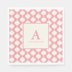 Elegant vintage bauble Christmas party Napkin