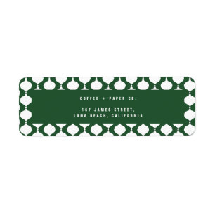 Elegant vintage baubles retro Christmas