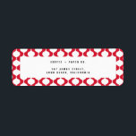 Elegant vintage baubles retro Christmas<br><div class="desc">Elegant vintage baubles retro Christmas holiday address labels.  Background colour can be customised. Part of a coordinating collection.</div>