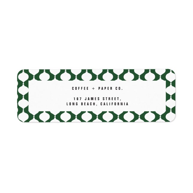 Elegant vintage baubles retro Christmas (Front)