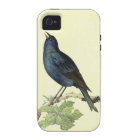 Elegant Vintage Black Bird Yellow
