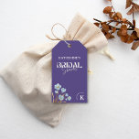 Elegant Vintage BlueWatercolorFloral Bridal Shower Gift Tags<br><div class="desc">Add a Touch of Vintage Elegance: Victoria Purple & Blue Watercolor Floral Bridal Shower Gift Tags Elevate your bridal shower favours with the "Elegant Victoria Purple & Blue Watercolor Floral Bridal Shower Gift Tags" from Visual Studio on Zazzle! These captivating tags feature delicate blue watercolor florals against a dramatic Victoria...</div>