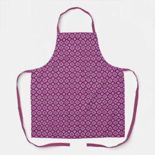 Elegant Vintage Boho Floral Pattern Apron