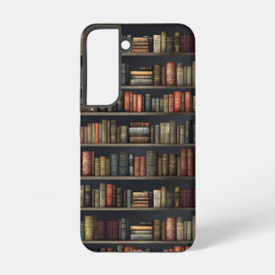 Elegant Vintage Bookshelf – Dark Academia Gift Samsung Galaxy Case