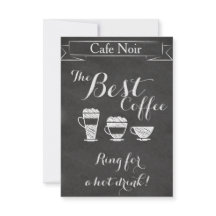 Elegant Vintage Chalk Cafe Pub Bar Coffee Flyer