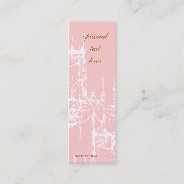 Elegant Vintage Chandelier Skinny Profile Cards (Front)