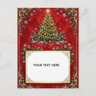 Elegant Vintage Christmas Card | Custom Holidays