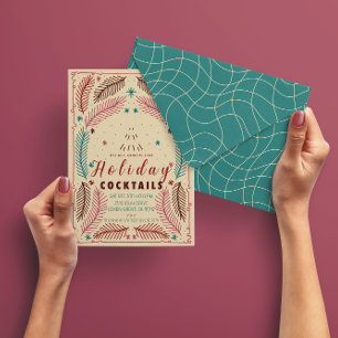 Elegant Vintage Christmas Whimsy Envelope