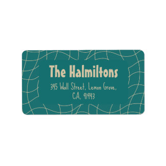 Elegant Vintage Christmas Whimsy Label