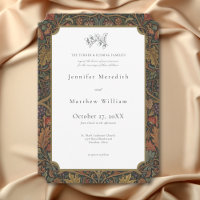 Elegant Vintage Cottage Botanical Fall Wedding