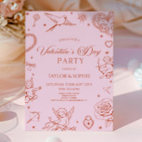 Elegant Vintage Cupid Valentine's Day Party