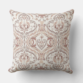 Elegant Vintage Damask Floral Seamless Pattern in Cushion