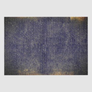 Elegant Vintage Dark Indigo Handwritten Letter  Tissue Paper