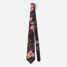 Elegant Vintage Dark Moody Burgundy Floral 
