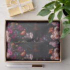 Elegant Vintage Dark Moody Burgundy Floral