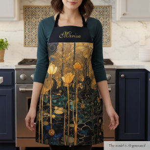 Elegant Vintage Floral Apron