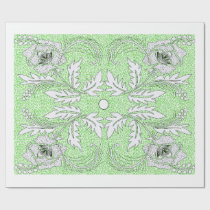 Elegant Vintage Floral Botanical Wrapping Paper