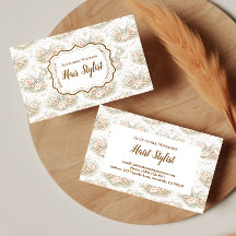 Elegant Vintage Floral Hair Stylist