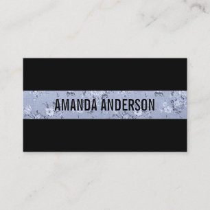 Elegant Vintage Floral Lavender   Business Card