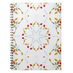 Elegant Vintage Floral Notebook