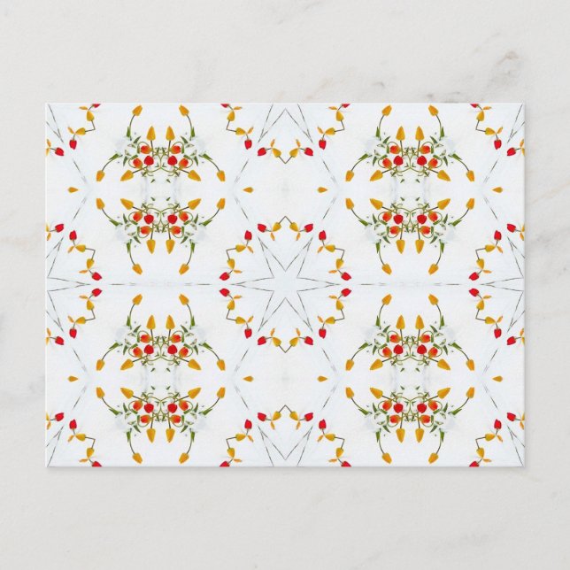 Elegant Vintage Floral Postcard (Front)