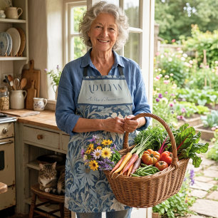 Elegant Vintage Floral Retirement Gifts for Mom Apron