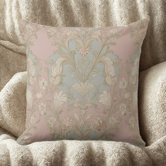 Elegant Vintage Floral Throw Cushion (Creator Uploaded)