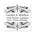 Elegant Vintage Flourish Wedding Return Address