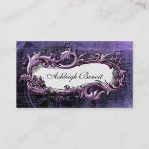 Elegant Vintage Frame Steampunk Business Card