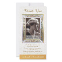 Elegant Vintage Frame Sympathy Thank You