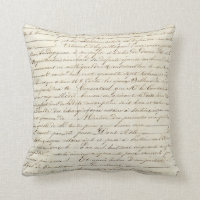 Elegant Vintage French Handwritten Letter Script