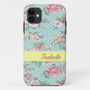 Elegant  vintage gentle floral Case-Mate iPhone case
