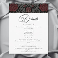 Elegant Vintage Gothic Moody Botanical Wedding