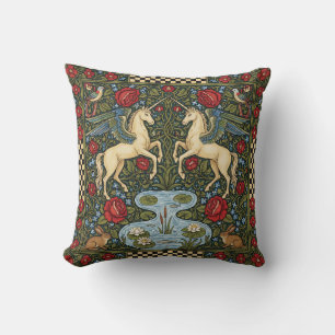 Elegant Vintage in William Morris Style Bedroom Cushion