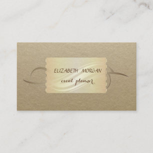 Elegant Vintage ,Kraft Business Card