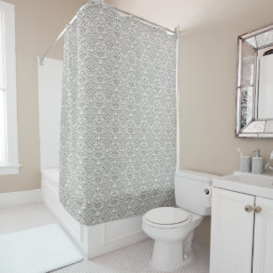 Elegant Vintage Lace Shower Curtain