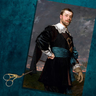 Elegant Vintage Man Tissue Paper