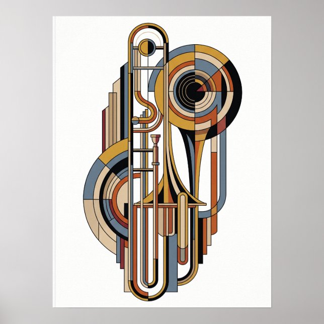 Elegant Vintage Modern Jazz Poster (Front)