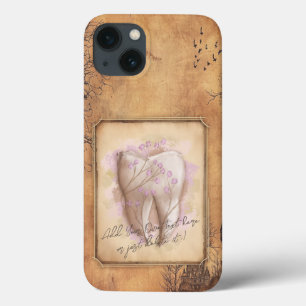 Elegant Vintage Old Fashioned Dental Gift iPhone 13 Case