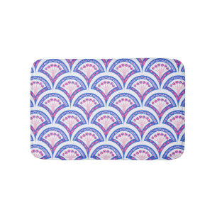 Elegant Vintage Ornamental Artwork Bath Mat