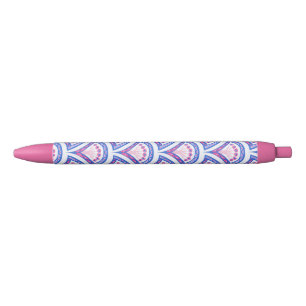 Elegant Vintage Ornamental Artwork Black Ink Pen